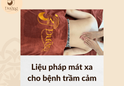 Liệu pháp mát xa cho bệnh trầm cảm